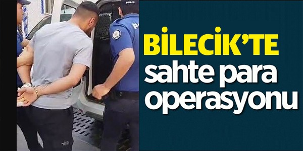 BİLECİK'TE SAHTE PARA OPERASYONU!