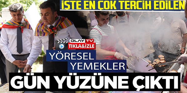 İŞTE EN ÇOK TERCİH EDİLEN YÖRESEL YEMEKLER GÜN YÜZÜNE ÇIKTI