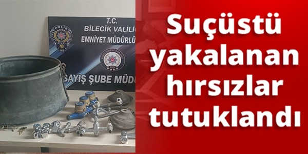 SUÇÜSTÜ YAKALANDILAR