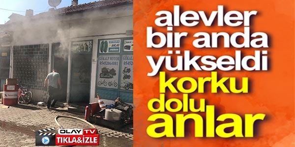 ALEVLER BİR ANDA YÜKSELDİ