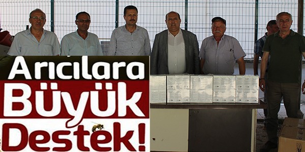 ARICILARA BÜYÜK DESTEK