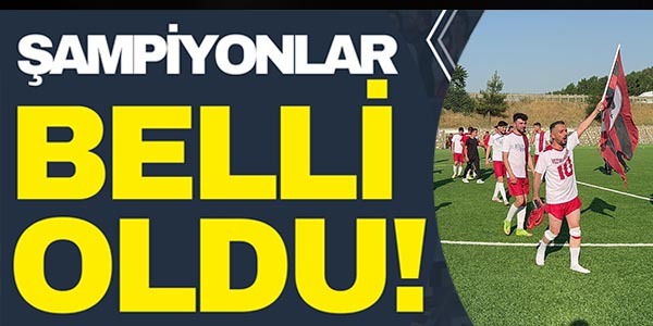 ŞAMPİYONLAR BELLİ OLDU!