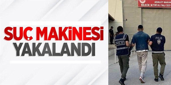 SUÇ MAKİNESİ YAKALANDI