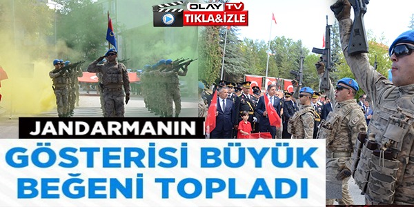 JANDARMANIN GÖSTERİSİ BÜYÜK BEĞENİ TOPLADI