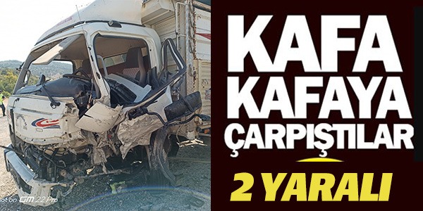 KAFA KAFAYA ÇARPIŞTILAR: 2 YARALI