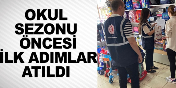 OKUL SEZONU ÖNCESİ İLK ADIMLAR ATILDI