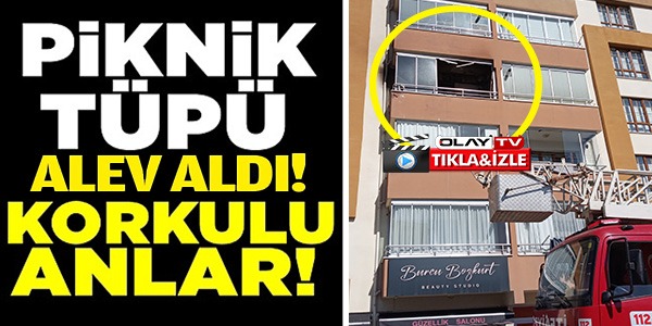 PİKNİK TÜPÜ ALEV ALDI!