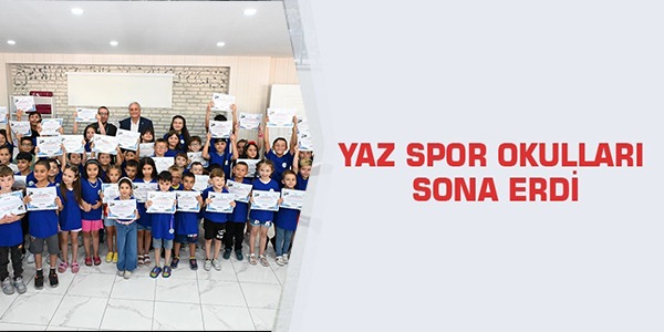 YAZ SPOR OKULLARI SONA ERDİ