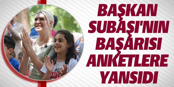 BAŞKAN SUBAŞI'NIN BAŞARISI ANKETLERE YANSIDI