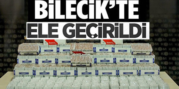 BİLECİK'TE ELE GEÇİRİLDİ