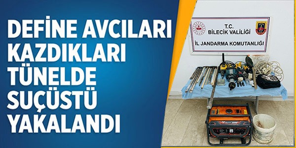 DEFİNE AVCILARI SUÇ ÜSTÜ YAKANLADI