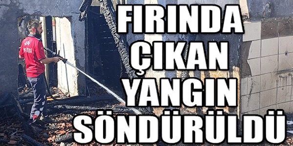 FIRINDA ÇIKAN YANGIN KORKUTTU