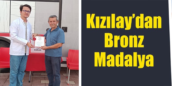 KIZILAYDAN BRONZ MADALYA