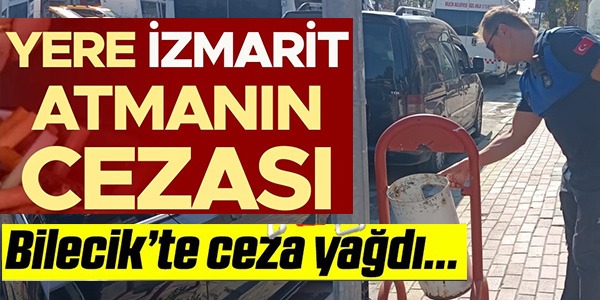 YERE İZMARİT ATMANIN CEZASI