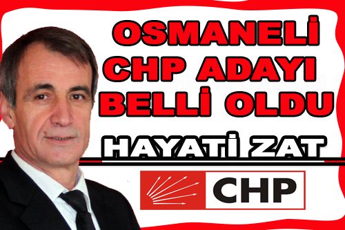 OSMANELİ ADAYINI BELİRLEDİ