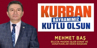 KURBAN BAYRAMINIZ KUTLU OLSUN