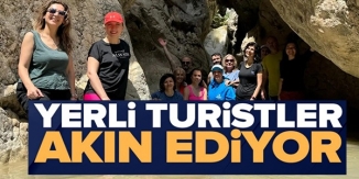 YERLİ TURİSTLER AKIN EDİYOR