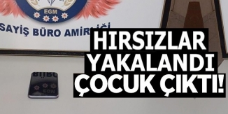 HIRSIZLAR YAKALANDI ÇOCUK ÇIKTI