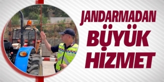 JANDARMADAN BÜYÜK HİZMET