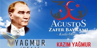 30 AĞUSTOS ZAFER BAYRAMI KUTLU OLSUN