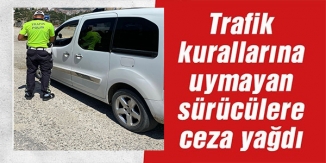 SÜRÜCÜLERE CEZA YAĞDI