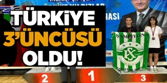 TÜRKİYE 3'ÜNCÜSÜ OLDU!