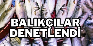 BALIKÇILAR DENETLENDİ